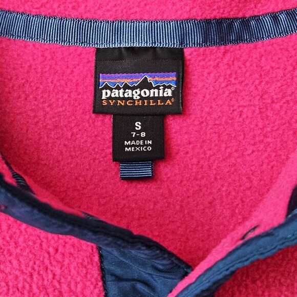 Patagonia Girl’s Synchilla Fleece Pullover - Size Small (7-8) - Picture 2 of 5
